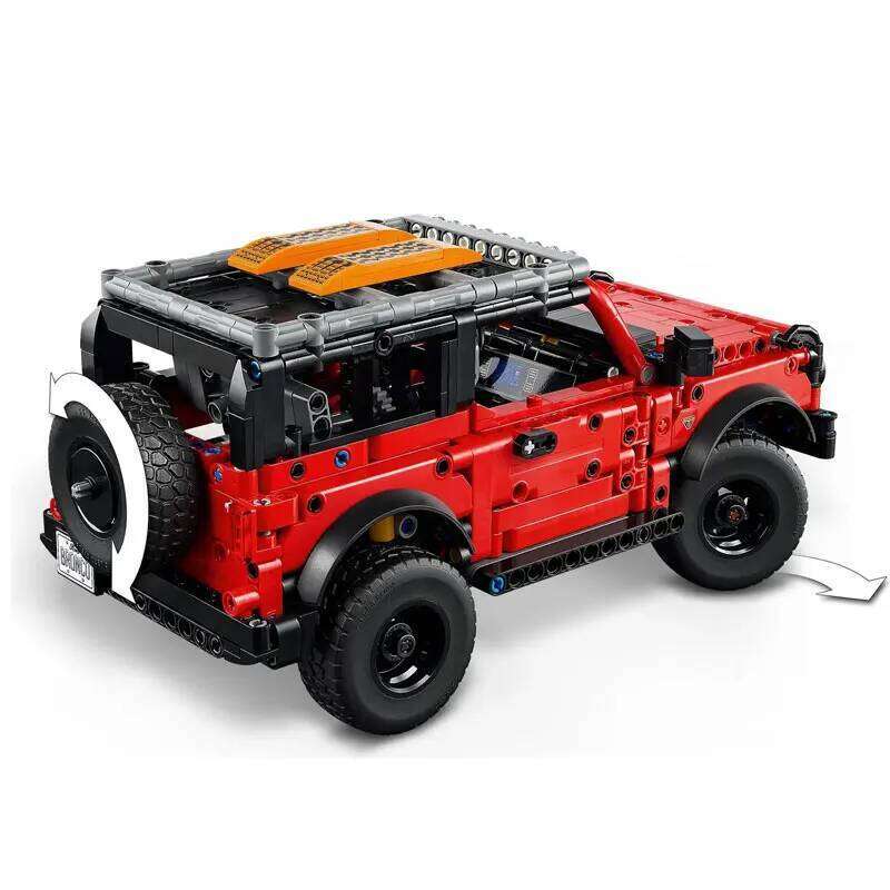 943PCS Technical Off-Road V6 Bronco Car Building Blocks MOC Assemble Bricks SUV Vehicle Toy Gift For Children Kids Adult Z260305