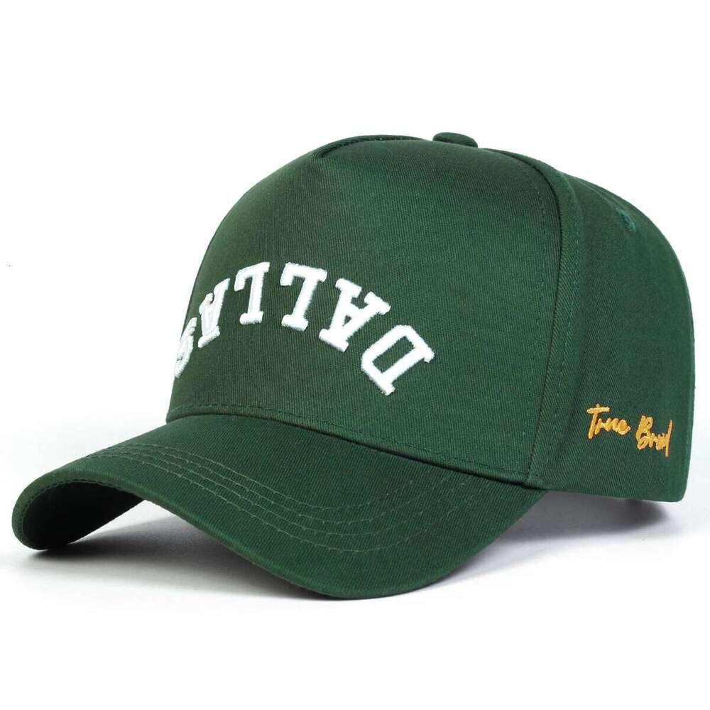 Unisex DALLAS Letter Embroidery Baseball Caps Adjustable Casual Hats Spring and Autumn Outdoor Sunscreen Hat Y260304