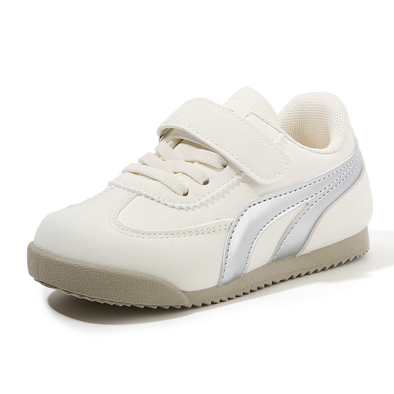 Free Shipping Spring Sport Shoes For Children PU Leather Ergonomics Kids Sneakers Soft-soled Children's Sneakers Boy's Girl's Tennis Sh