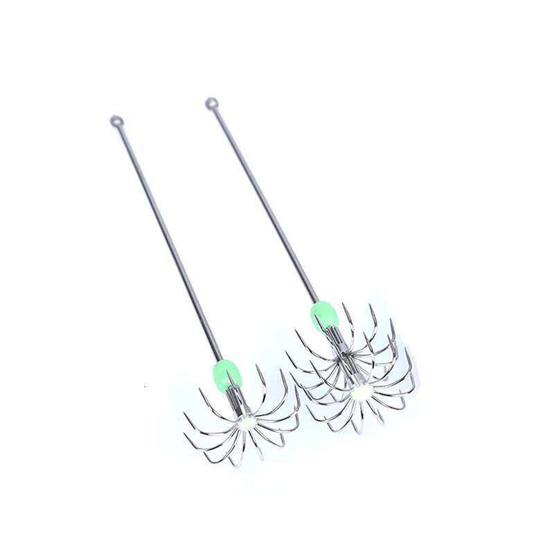 Stainless Steel Double Layers Umbrella Hook Squid Octopus Fishing Jig Hooks S260305