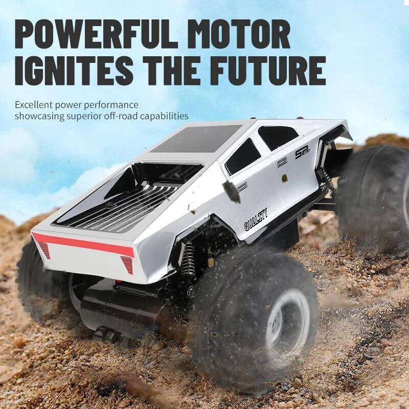 JJRC Q208 Rc Cybertruck Pickup Off-Road RC Vehicle Model With Colorful lamp Remote Control Truck Car Toy Gift for Kids C260305