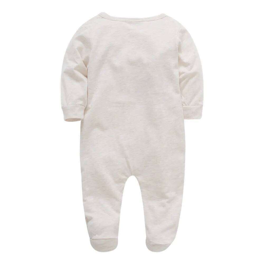 Newborn Baby Boys Romper 100% Cotton Long Sleeve Overalls 0-12 Months Cartoon Design Child Costume Z260306