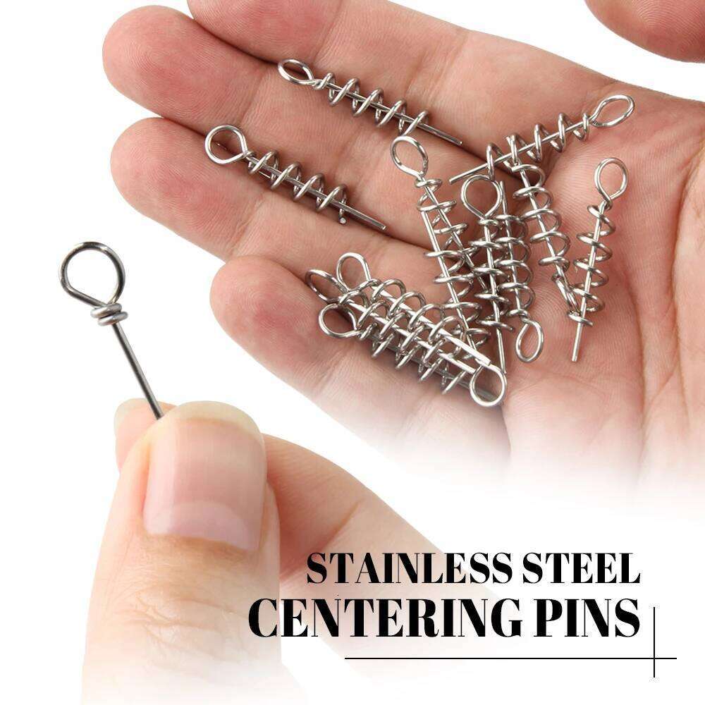 Spinpoler Stinger Wire Trace Leader With Screw Treble Hook For Soft Bait Shad Perch Trout Rubber Fishhook Predator Tackle 3pcs S260305