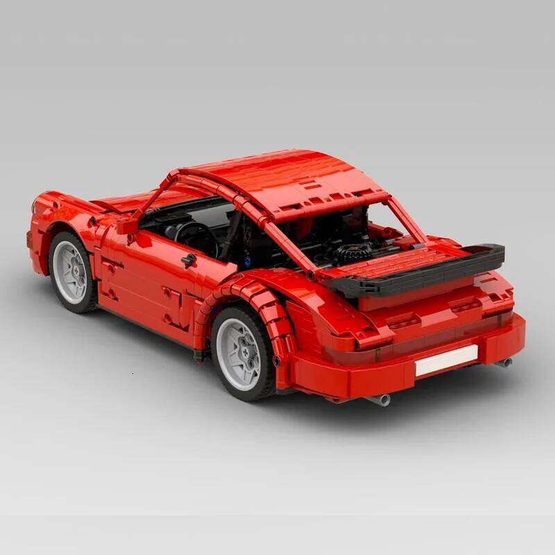 NEW MOC-239017 964 Turbo Scale 1:12 Hyper Super Racing Car Model Building Blocks Bricks Children Toys Birthdays Gifts Z260305