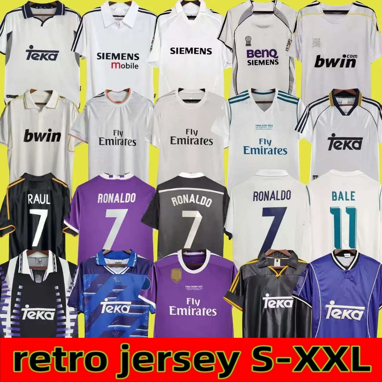 Retro Reals Madrid MBAPPE kids kit Soccer Jersey R.CARLOS ZIDANE 98 99 04 05 06 07 BELLINGHAM BALE FIGO RONALDO 12 13 14 15 16 17 18 RAUL RAMOS GUTI Vintage football shirt 66