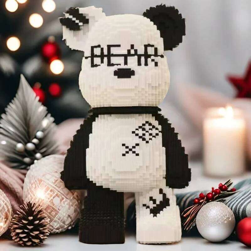 8153 Pieces of Fashionable Bear DIY Model Building Blocks, Designed for Teenagers and Adul Z260305