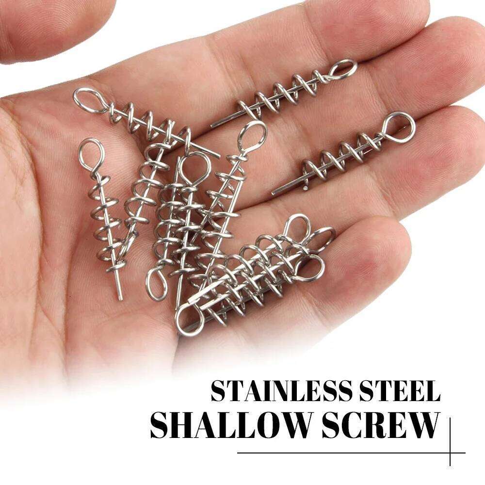 Spinpoler Corkscrew Stinger Rig Hook Double Sharp Treble Pike Bass Fishhook High-Carbon Steel For Soft Lure Fishing Equipment S260305