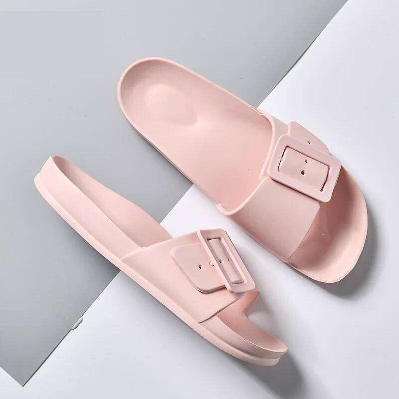 Litfun Summer New Flat Slippers For Women Fashion Outdoor Non-slip Beach Sandals Soft Bottom EVA Slides Lady Casual Home Slipper