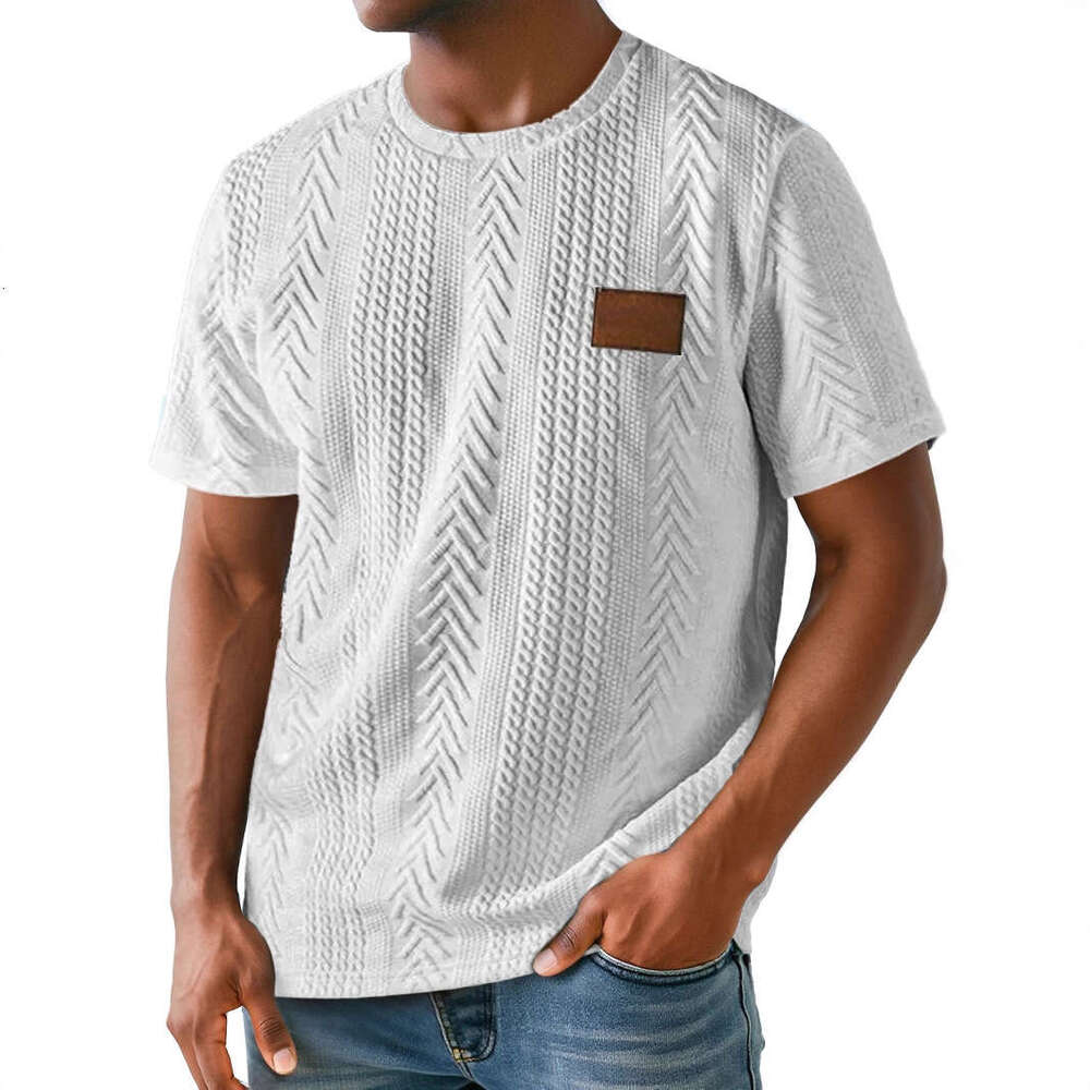Summer European and American Cross-Border Men's 3D Digital Print Casual Loose Short Sleeve Youth Crew Neck T-Shirt for Men