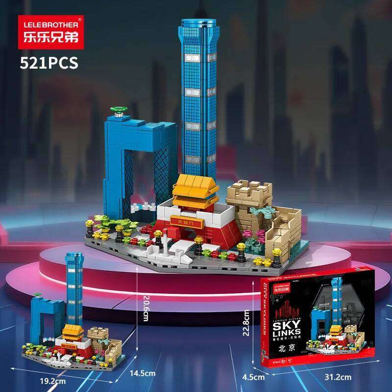 Famous City Skyline Building Blocks Italy Australia New York Dubai Beijing Figure Model Assembled Mini Brick Toys For Kids Gift Z260305