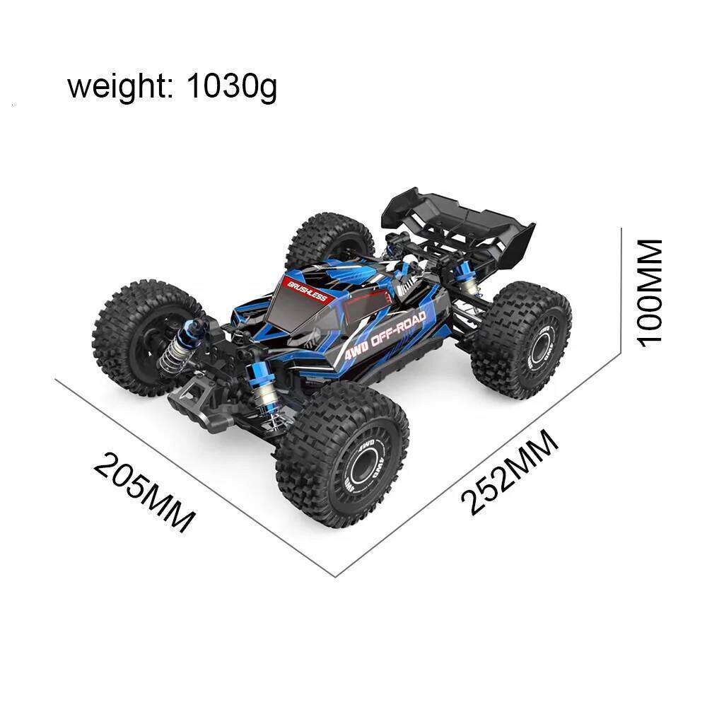 HYPER GO MJX16207 16208 1/16 Brushless 70KM/h 2.4G 4WD Racing Car Off-Road High Speed Remote Control RC Truck Hobby Toys C260305