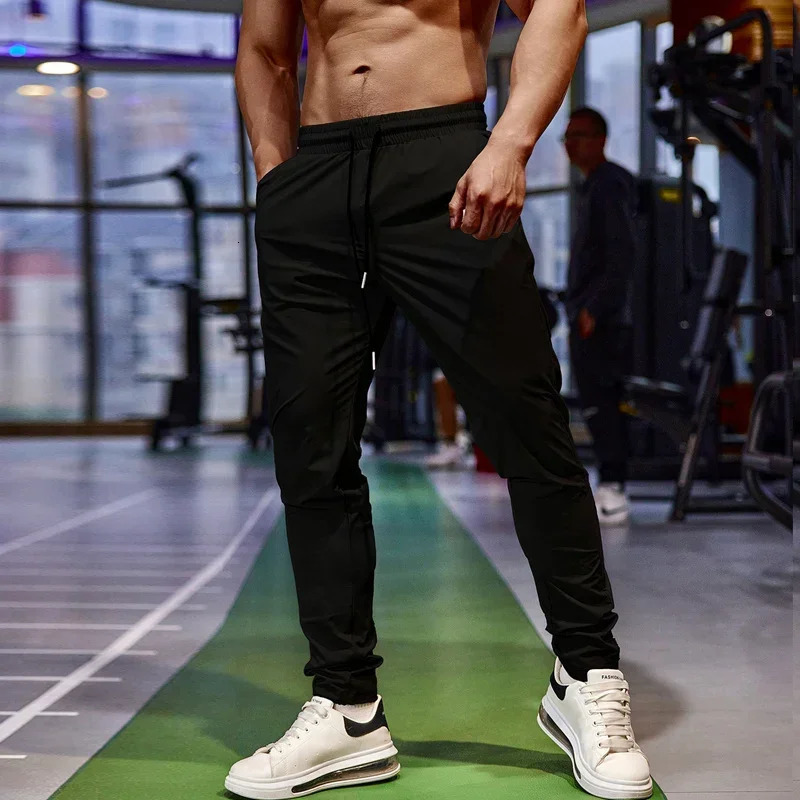Pencil Pants Mens Gym Casual Sweatpants Pant Fishing Breathable Quick-Drying Ice Silk Outdoor Sports Cycling Jogging Training 260306