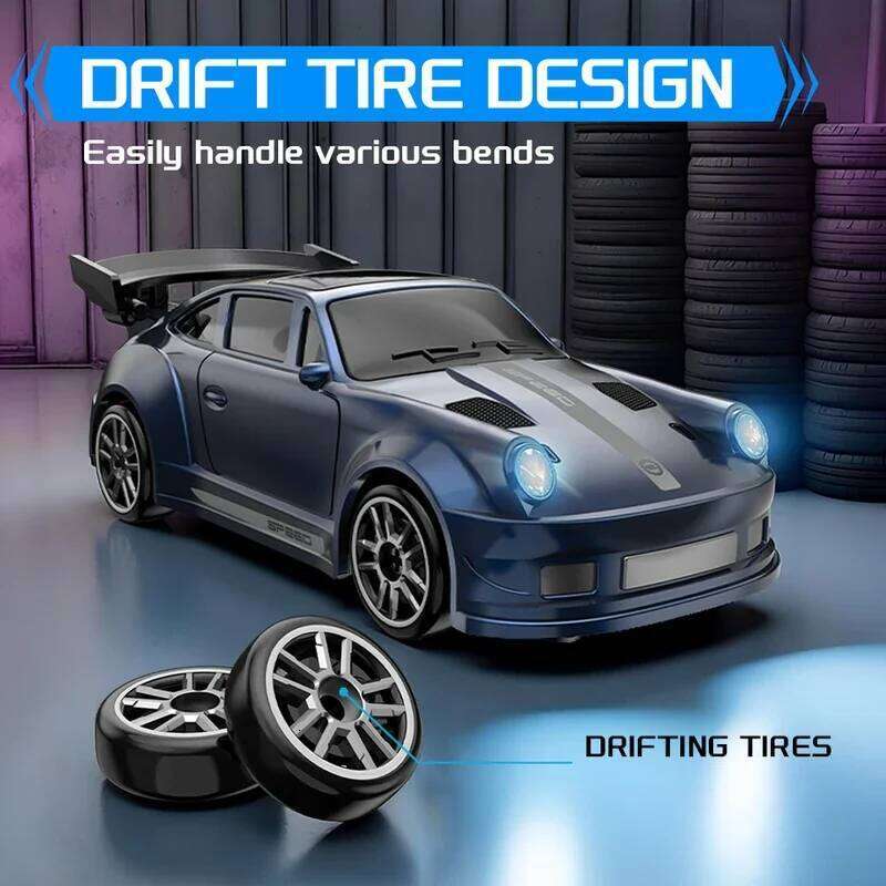 NEW 1:64 Scale Drift 2.4Ghz Desktop Mini Racing ESP Remote Contrl Car Model 4WD RC Vehicle Toys for Adult Children's Gift C260305
