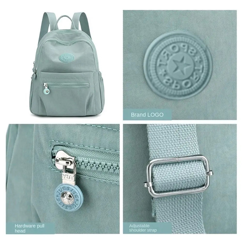 Casual Large Capacity Shoulder Bag Student Waterproof Lightweight Mini Rucksack Wear-resistant Small Backpack Travel260228