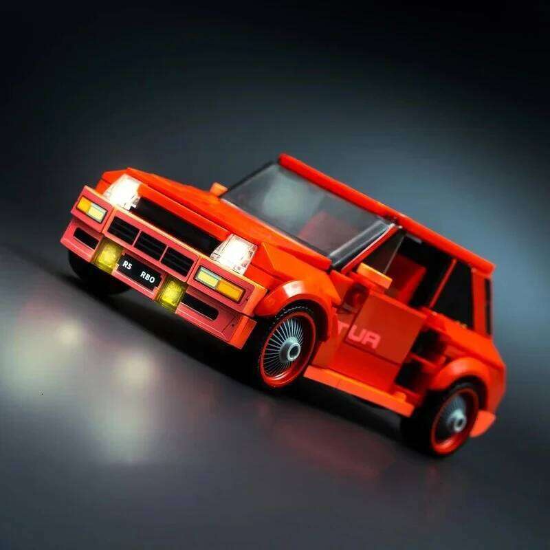 340PCS MOC classic car popular hatchback model DIY assembly building block toys children's birthday gift Z260306