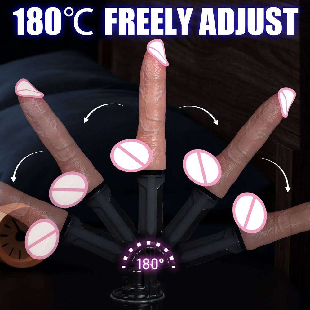 Realistic Automatic Thrusting Dilos with Remote Control Vagina Massage G-Spot Stimulation Dick Adult Sex Toys for Women and Men W260305