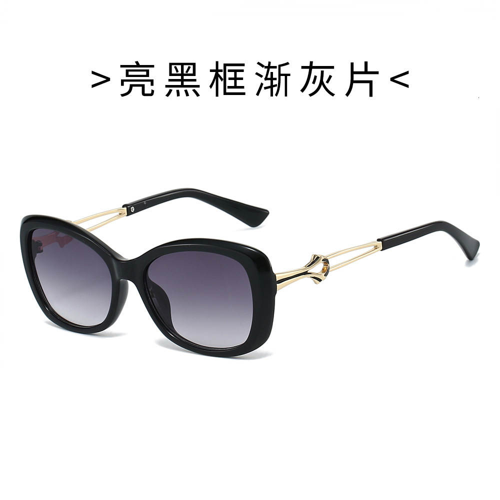 New 25 European American trendy sunglasses, fashionable, UV-protective, high-end, popular for street photography and outdoor cycling