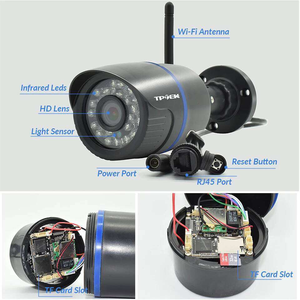 4MP 1080P IP Outdoor WiFi Security Camera Wireless Video Surveillance Wi Fi Bullet CCTV HD Camara CamHipro CamHi Cam 26W0306