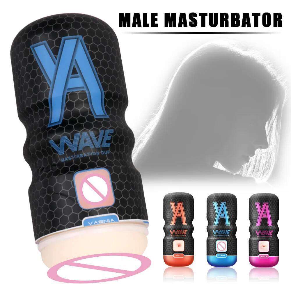 Male Masturbation Cup Silicone Soft Toys For Men Penis Pump Realistic Vagina Anal Mouth Erotic Oral Sex Artificial Pussy W260305