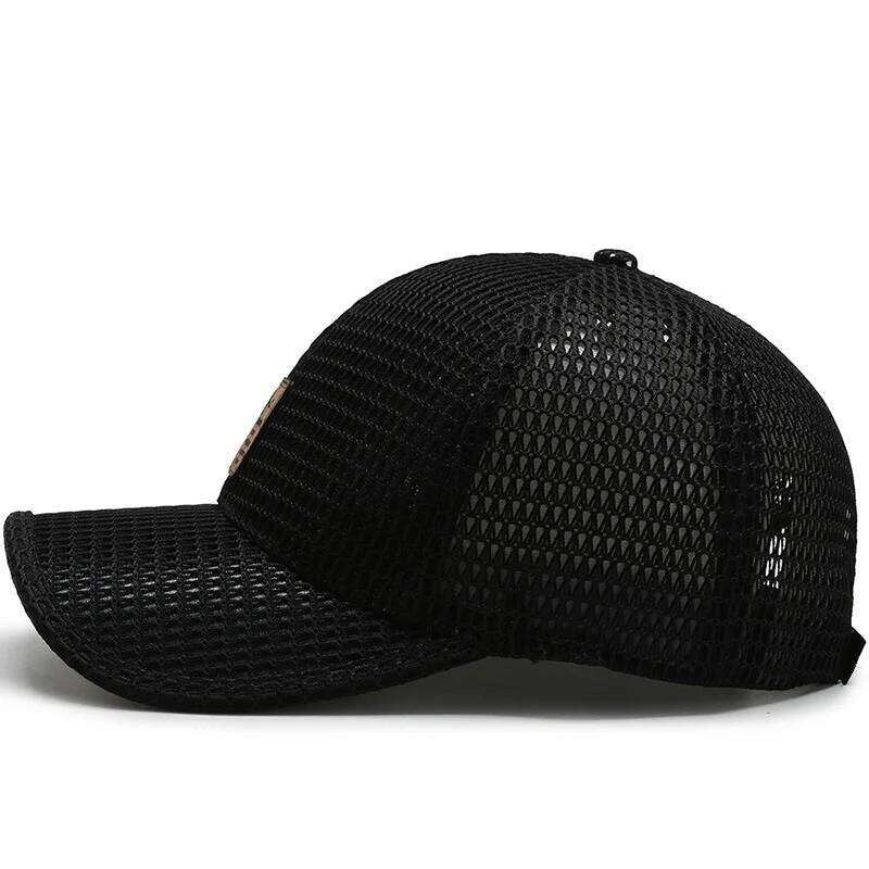 Men'S New Fashion Baseball Summer Breathable Full Net Shade Fishing Outdoor Leisure Sports Cap Y260304