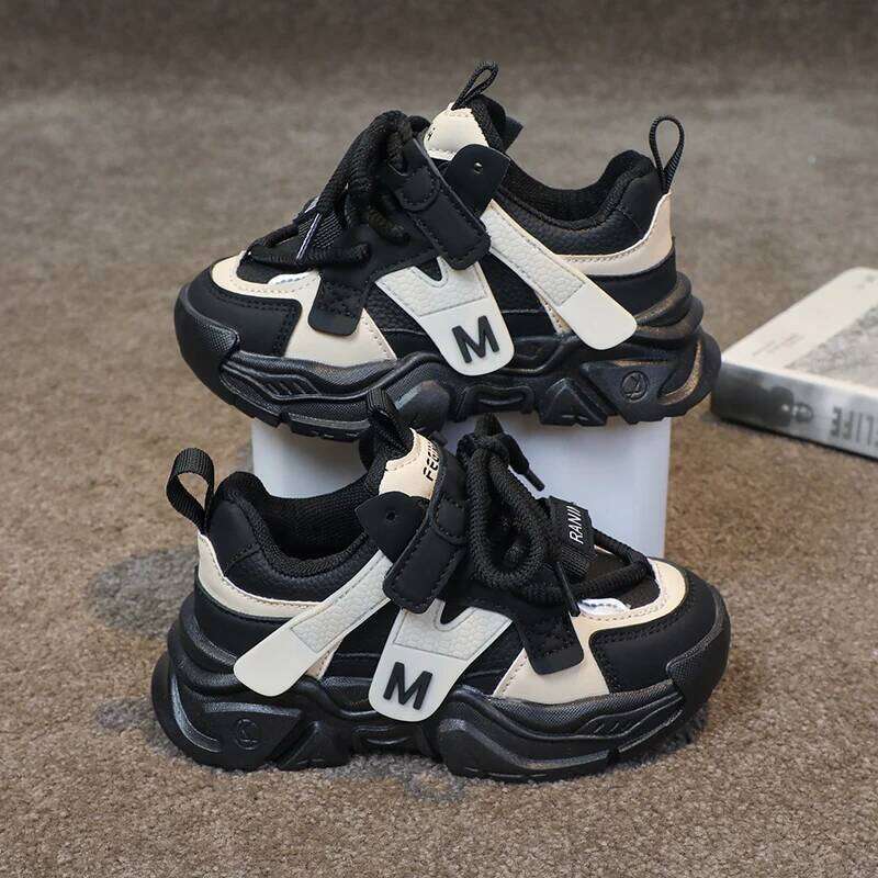 Children Cool Chunky New Design Sports Shoes Sneakers for Girls and Boys 26Y0304