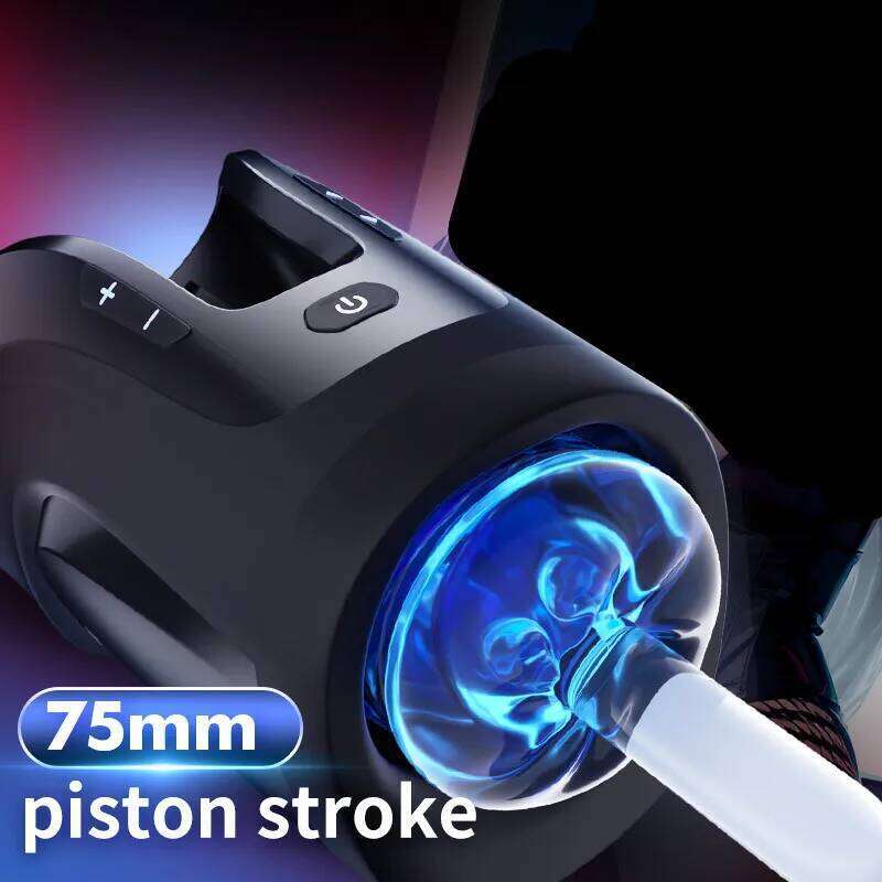 Leten THRUSTING-PRO Automatic 75mm Telescopic Vibrator High Speed Male Masturbator Sucking Machine Masturbation Sex Toys For Men W260305