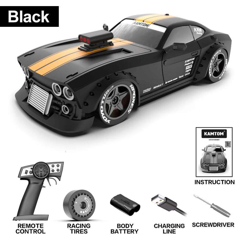 Kamtom RC Four-Wheel Drive 1 :32 Double Wheel Replace ESP Gyro Professional Boy Adult Drift High Speed Model Car Racing C260305