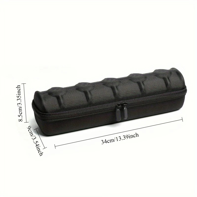 1pc 5-Slot Watch Case Hard Shell Travel Organizer with Pillow Insert - Gift Ready Blacksuitable for smart watch storage 260304