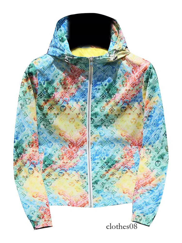 European high-end men's jacket, spring and autumn 2026 new trendy stylish slim-fit jacquard hooded casual jacket for men