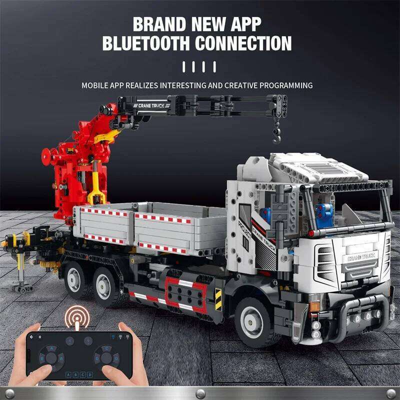New Technical City Engineering RC Multifunctional Crane Building Blocks Bricks Model Toys for Children Christmas Gift Set Aldult Z260306