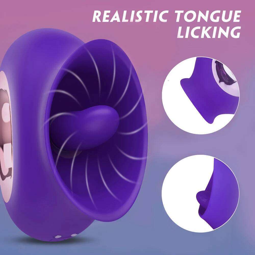 Clitoris Tongue Licking Vibrator 9 Speed Nipples Clit Sex for Women Blowjob G Spot Orgasm Stimulator Female Masturbation Toy W260305