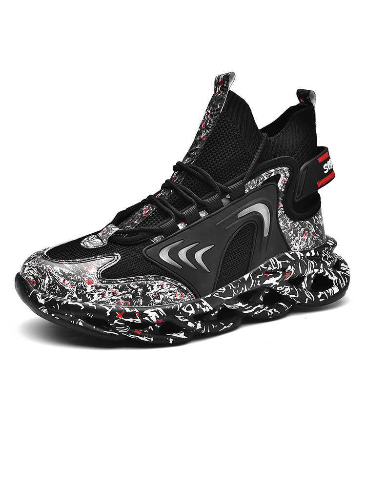 NXY Running Sports Shoes Brand High-top Athletic Mountaineering And Cycling Runs Men Black Men Young People Run Shoes