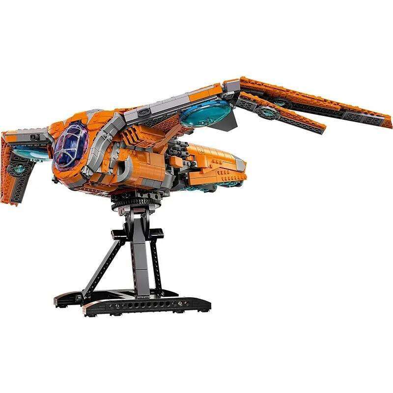 1901PCS Super Hero The Guardians' Ship Spaceships Building Blocks With 6 Figures Construction Bricks Toy Children Kids Gift Z260305