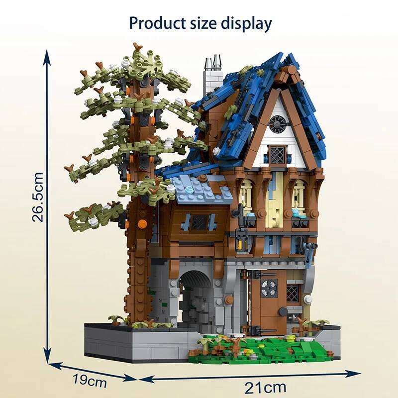 Medieval Blacksmith Shops Models 21325 Building Blocks Bricks Streetview Modular City Architecture Set Kids Toys Boys Adult Gift Z260306
