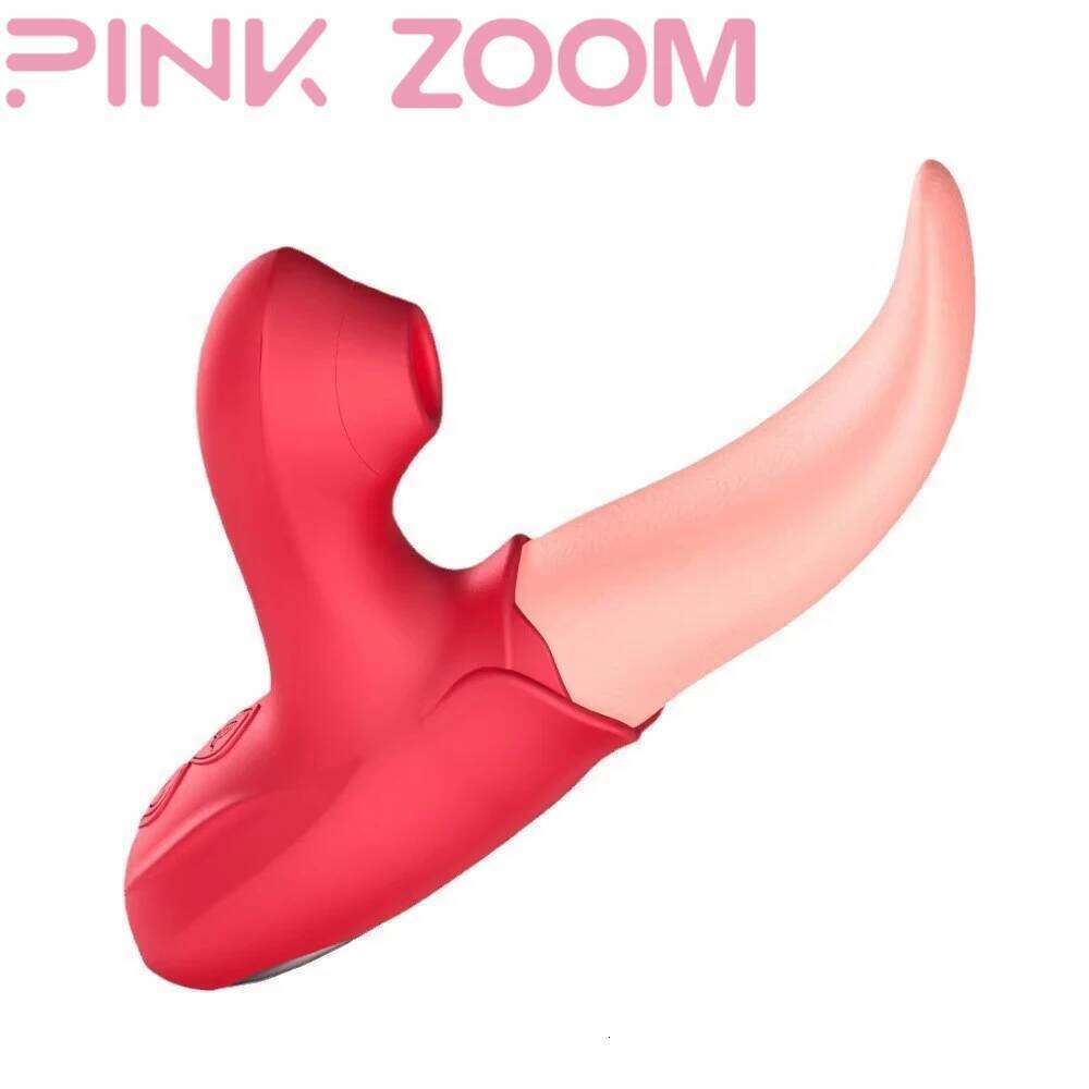 Tongue Licking Vibrator Female Masturbator G Spot Clitoris Stimulator Dildo Nipple Massager Erotic Machine Sex Toy for Woman 18+ W260305