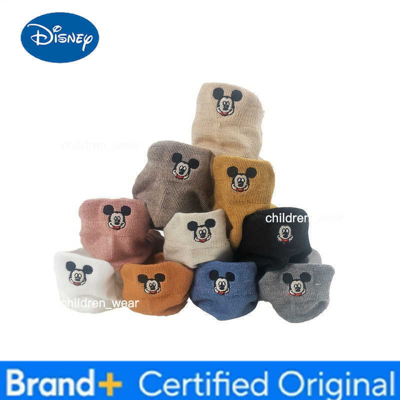 Disney 10pairs/a set Cute Mickey Mouse Embroidered Ankle Socks Summer Low Cut Invisible Socks Breathable Casual Short Socks H260306