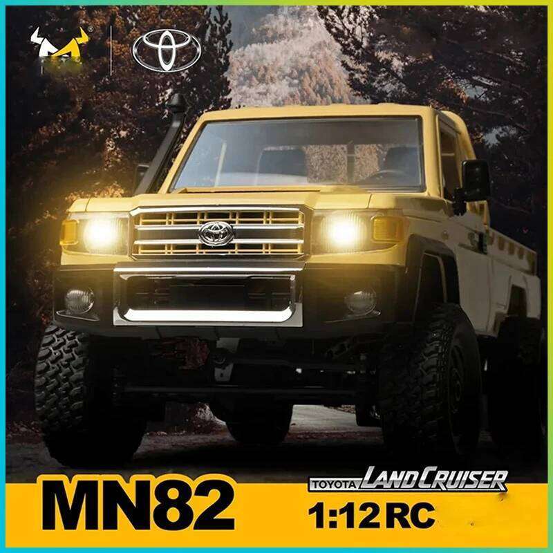 MN82 1/12 RC 2.4G 4WD Remote Control Crawler Climbing Off-Road Pick Up Truck Vehicle Model Car Toys Gifts for Kids C260305