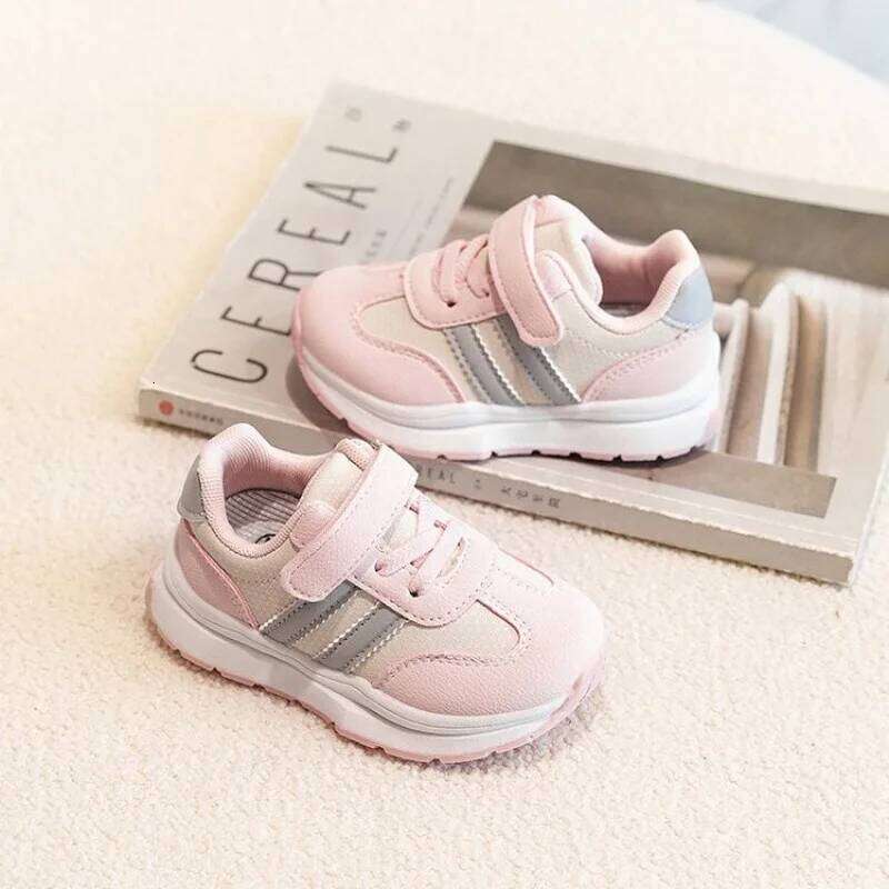 0-4Y Spring New Boys' Casual Anti-slip Soft Soled Children's Skateboard Shoe Breathable Boys Girls Baby Sports Shoes 26Y0304