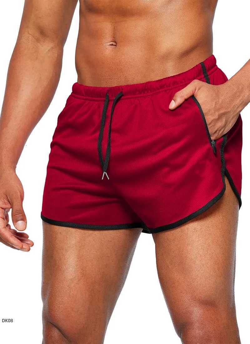 2026 New Mens Shorts Single layer Woven Quick drying Solid Color Running Fitness Sports Leisure Comfortable Shorts X260306