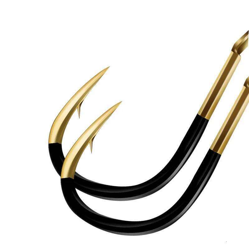 30pcs/lot Hook Single Fishhook Supplies Lures Carp Tackle Barbed Colored Tungsten Alloy Fishing Accessories S260305