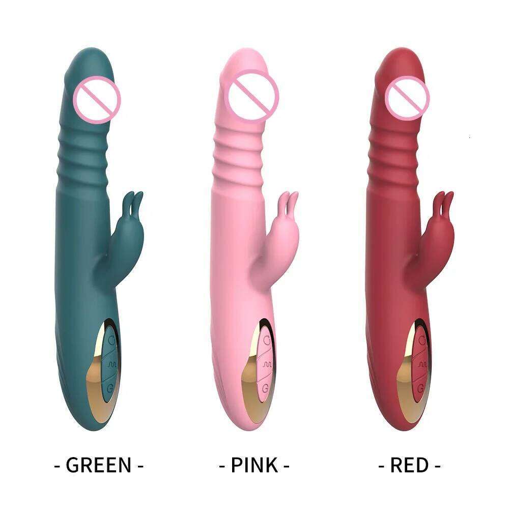 12-Mode Dual-Head Telescopic Vibrator for Women - 18+ Automatic Intimate Female Masturbator Adult Products Sex Toy W260305