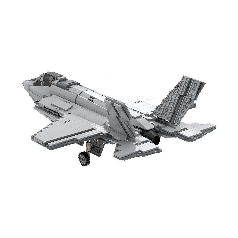 MOC Building Blocks Model US Military F-35 B Fighter Darth Designer_Copy Bricks Assembly Toys Kids Birthday Gifts Z260306
