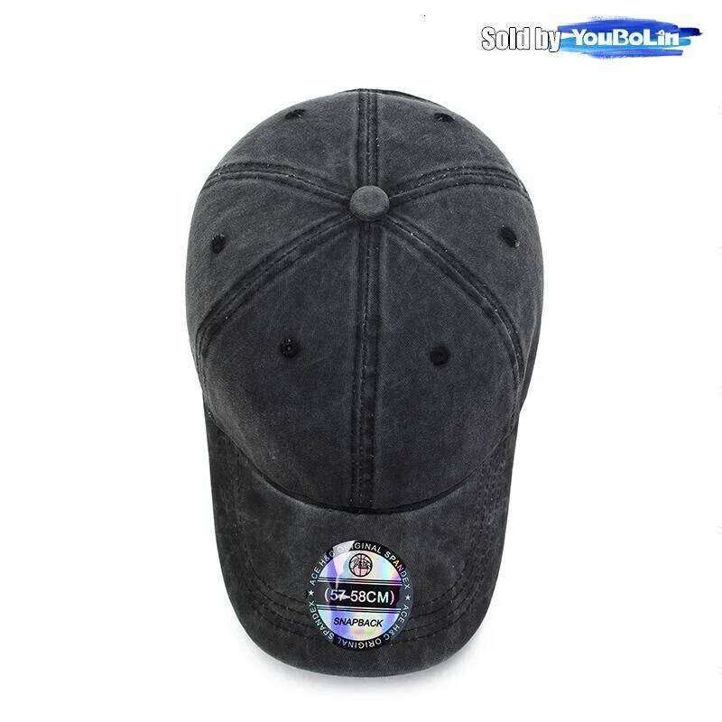 Four Seasons Simple Light Plate Solid Color Cotton Adjustable Baseball Cap Sun Hat Trucker Caps Dad Hats Y260304