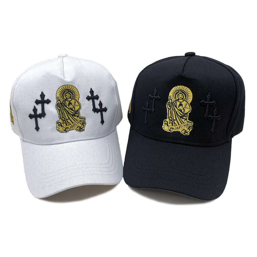 Adjustable Saint Embroidery Baseball Cap Women Breathable Hat for Outdoor Sports & Travel