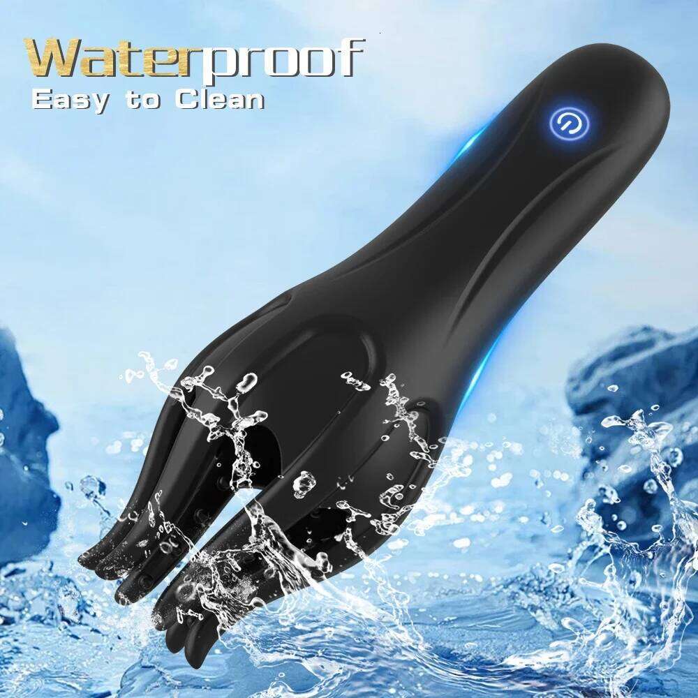 Penis Trainer Vibrator Male Portable Glans Oral Stimulator Tongue Licking Massager Delay Ejaculation Masturbator Sex Toy for Men W260305