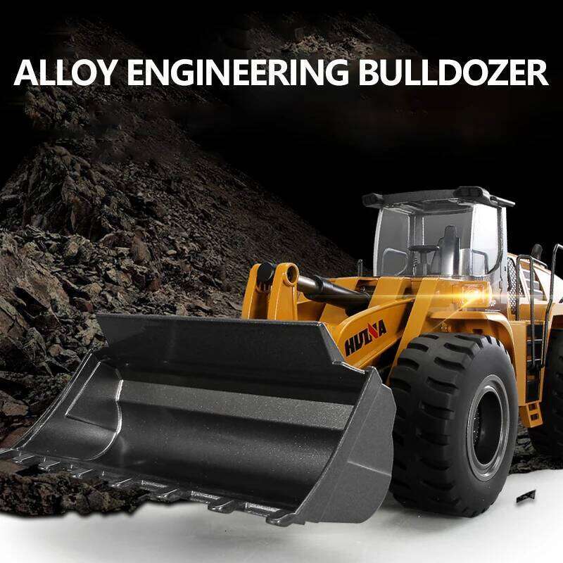 HUINA 1583 1:14 22-Way Semi-Alloy Remote Control Loader And Unloader Engineering Vehicle Bulldozer Forklift Toy C260305
