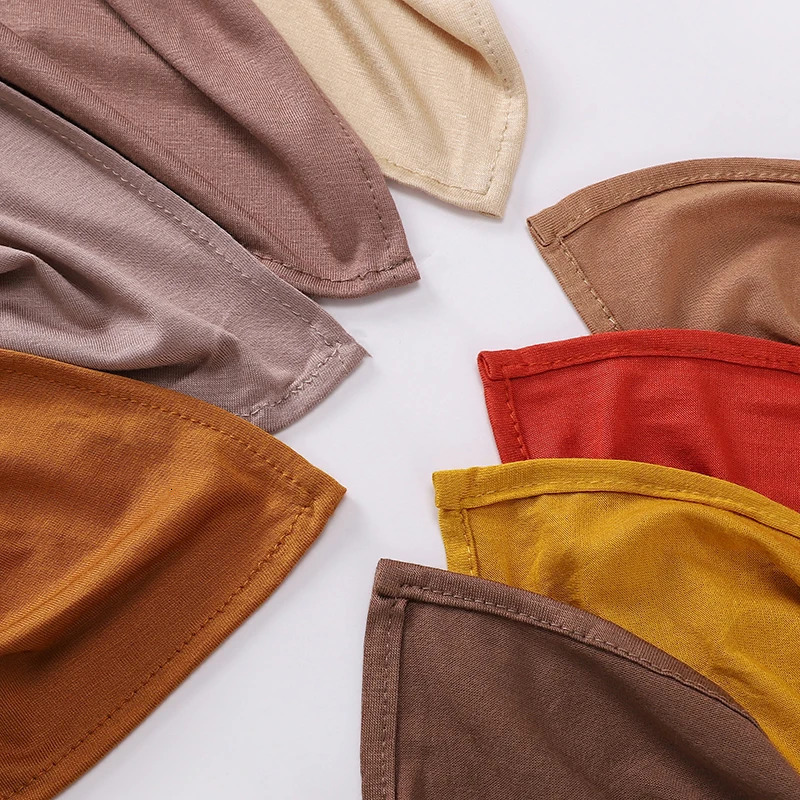 Premium Instant Hijab Good Stitch Stretchy Scarf Malaysia Wraps Plain Muslim Turban Headband Shawls Supplier 260304