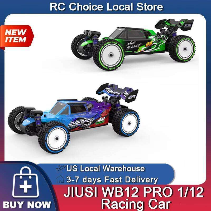 JIUSI WB12 PRO 1/12 Racing 80km/h Brushless 4WD High Speed 2.4G Remote Control Car Competitive Off-road RC Toys Gift C260305