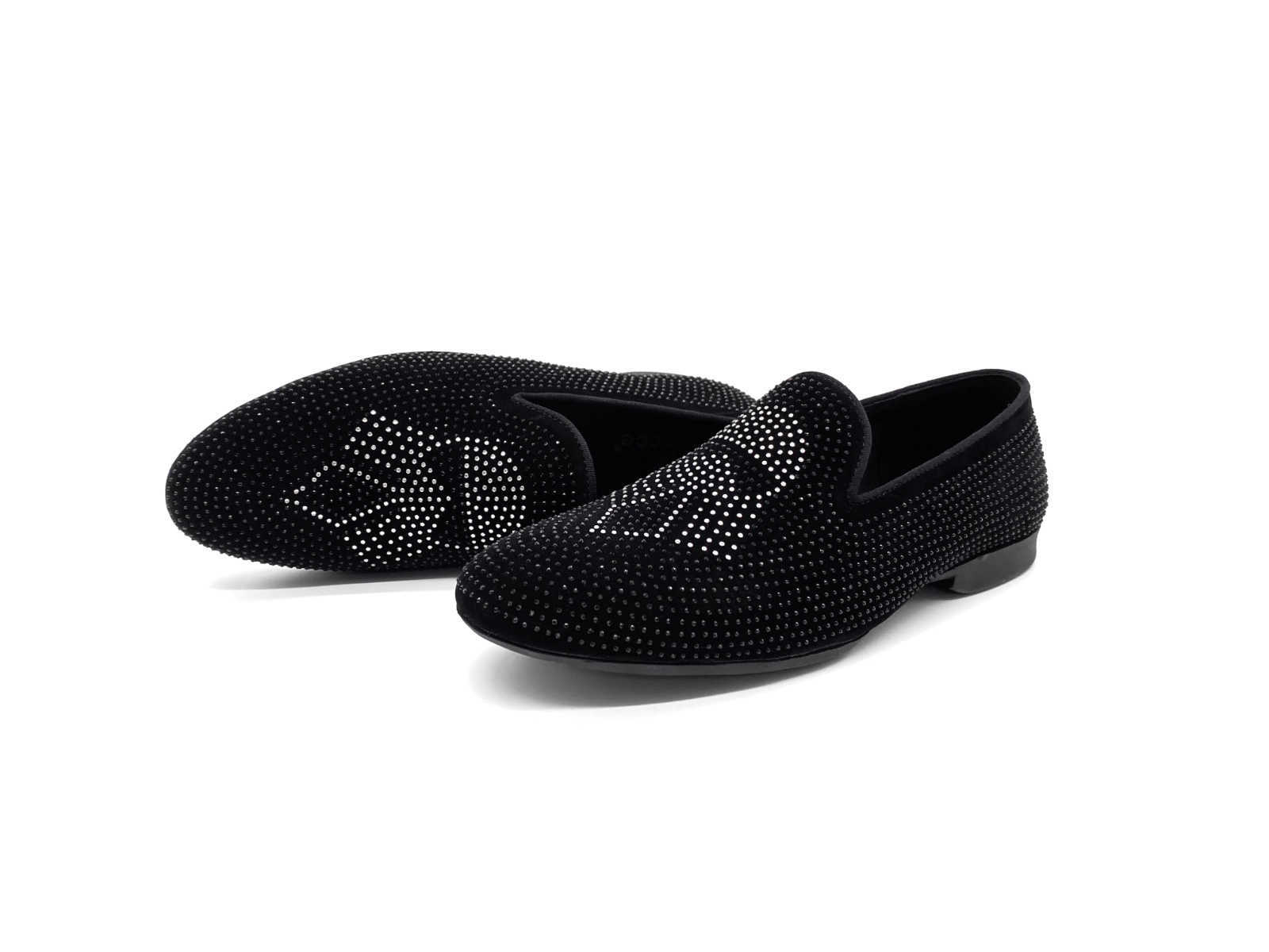 NXY Brand Loafers Shoes Diamond Flat Bottom Classic Black With Diamonds Letter Slipper Flip Flops Luxury Sparkling With Diamonds Shoes