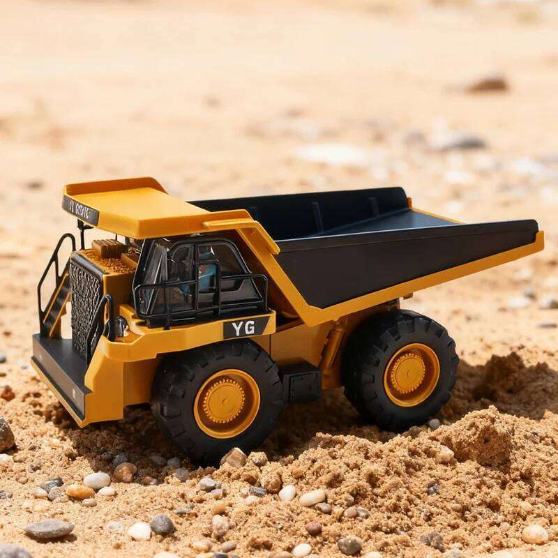 New 1:20 Remote Control Excavator RC Dump Truck Car Toy 2.4G Professional Alloy Plastic Simulation Construction Vehicle for Kids C260305
